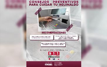 Llaman a reforzar medidas preventivas ante aguinaldos y compras navideñas