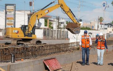 Avanza 60% el paso a desnivel Colosio-Solidaridad: Toño Astiazarán supervisa la obra