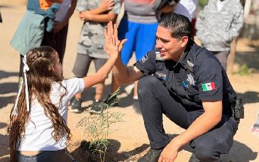 Niñas y niños participan en jornada ambiental de la PESP para fortalecer valores comunitarios
