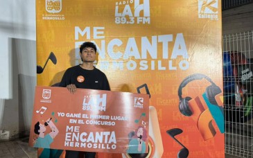 Josué Duarte gana concurso “Me EnCanta Hermosillo”