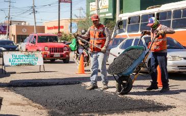 Avanza en Hermosillo rehabilitación de calles con más de un millón de metros cuadrados atendidos