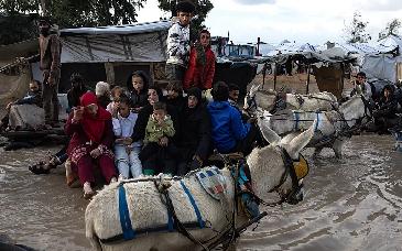 ONU alerta que palestinos en Gaza mueren de frío por tormentas y bloqueo de ayuda