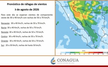 Protección Civil alerta por calor extremo y tormentas esta semana en Sonora