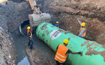 Avanza Agua de Hermosillo trabajos del Colector Vado del Río