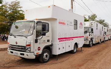 Gobierno de Sonora acerca servicios médicos gratuitos a comunidades con Clínicas Móviles