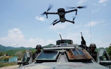 México despliega 165 equipos antidrones en la frontera norte, informa Defensa