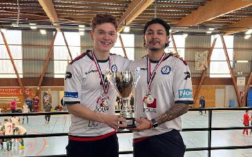 Sonorenses Jorge Gómez y Daniel Castillo conquistan la Liga Nacional 1 de hockey sala en Francia