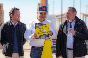Anuncia Toño Astiazarán Hermosillo será sede del torneo internacional de ciclismo Tour de France