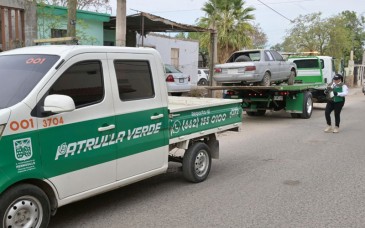 Patrulla Verde supera meta y atiende mil 6 reportes de vehículos abandonados en Hermosillo