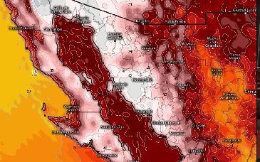 Protección Civil alerta por temperaturas de hasta 45 grados en Sonora esta semana