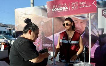 Feria “Sonora Atiende” beneficia a familias de La Caridad con trámites y apoyos sin costo
