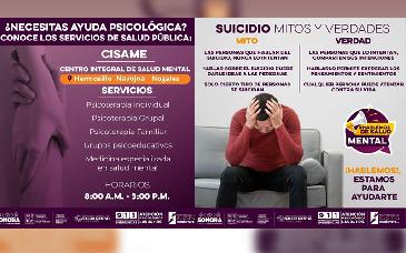Llama Salud Sonora a detectar factores de riesgo de un intento suicida