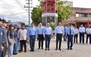 Destaca Toño Astiazarán heroísmo de Bomberos de Hermosillo en su 79 aniversario
