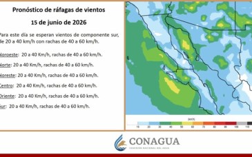 Persisten lluvias y tormentas en Sonora por efectos del monzón mexicano