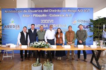 Gobierno de Sonora fortalece agricultura y planeación hídrica en el Distrito de Riego 037