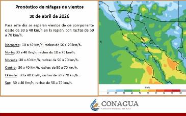 Pronostican lluvias con descargas eléctricas y altas temperaturas en Sonora
