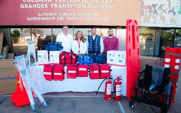 SEC impulsa capacitación y equipamiento de brigadas de Protección Civil en 50 secundarias del estado