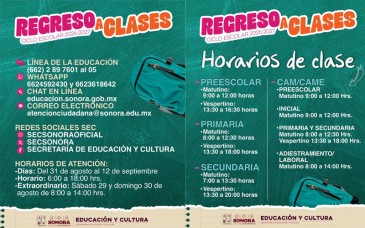 SEC refuerza atención ciudadana para el inicio del ciclo escolar 2026-2027