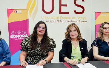 Firman convenio DIF Sonora y UES para prácticas en centros de atención