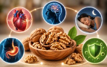 5 efectos de la nuez en el cuerpo: mejora el corazón, el cerebro y hasta el sueño