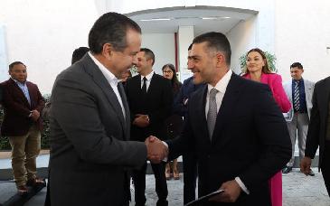 Toño Astiazarán participa en reunión con el secretario de Seguridad Omar García Harfuch