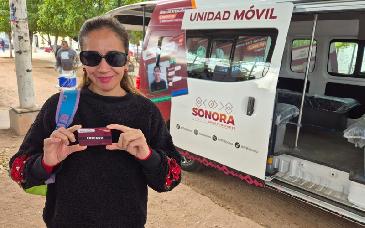 Unidades móviles continúan credencializando a usuarios de transporte urbano en Hermosillo