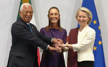 México y Unión Europea firman acuerdo modernizado con inversión de 5 mil millones de euros