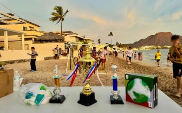 Promueven convivencia y prevención con torneo de fútbol playero en Guaymas