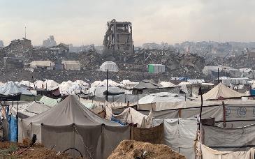 ONU alerta crisis humanitaria en Gaza tras lluvias y bloqueo a la ayuda