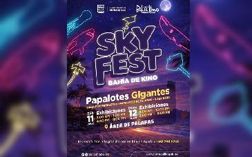 Prepara Gobierno Municipal colorida diversión con el Sky Fest en Bahía de Kino