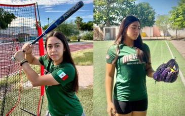 Dos alumnas de Cobach representarán a México en softbol U18
