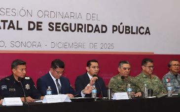 Sonora avanza en acuerdos y estrategias durante la XXIV Sesión del Consejo Estatal de Seguridad Pública